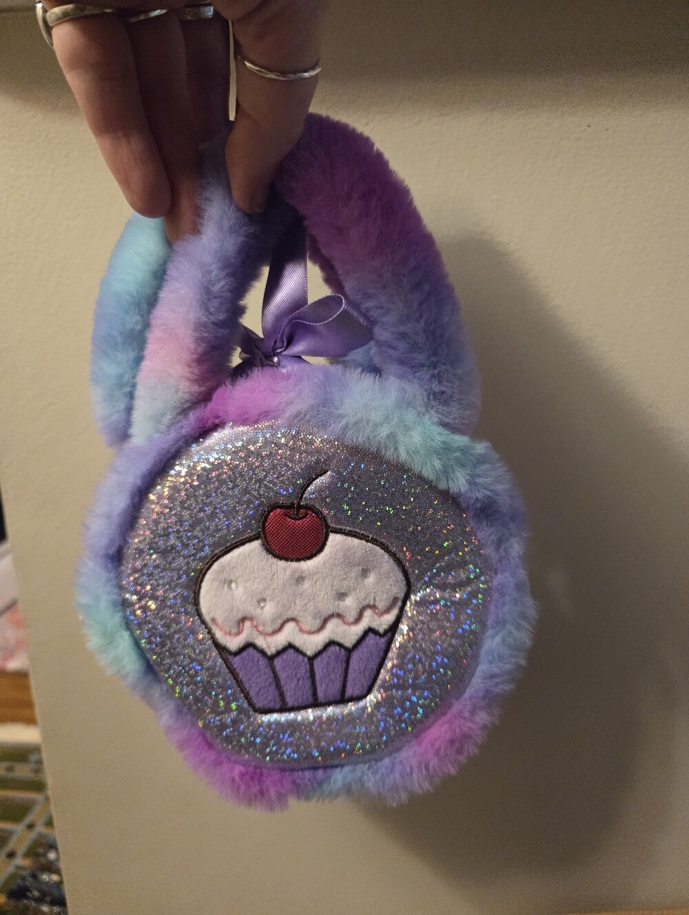 Purple Aurora World Fancy Pals Pet Carrier Sweets Cupcake